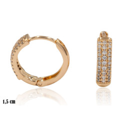 Kolczyki Xuping pozłacane 18k - MF36060